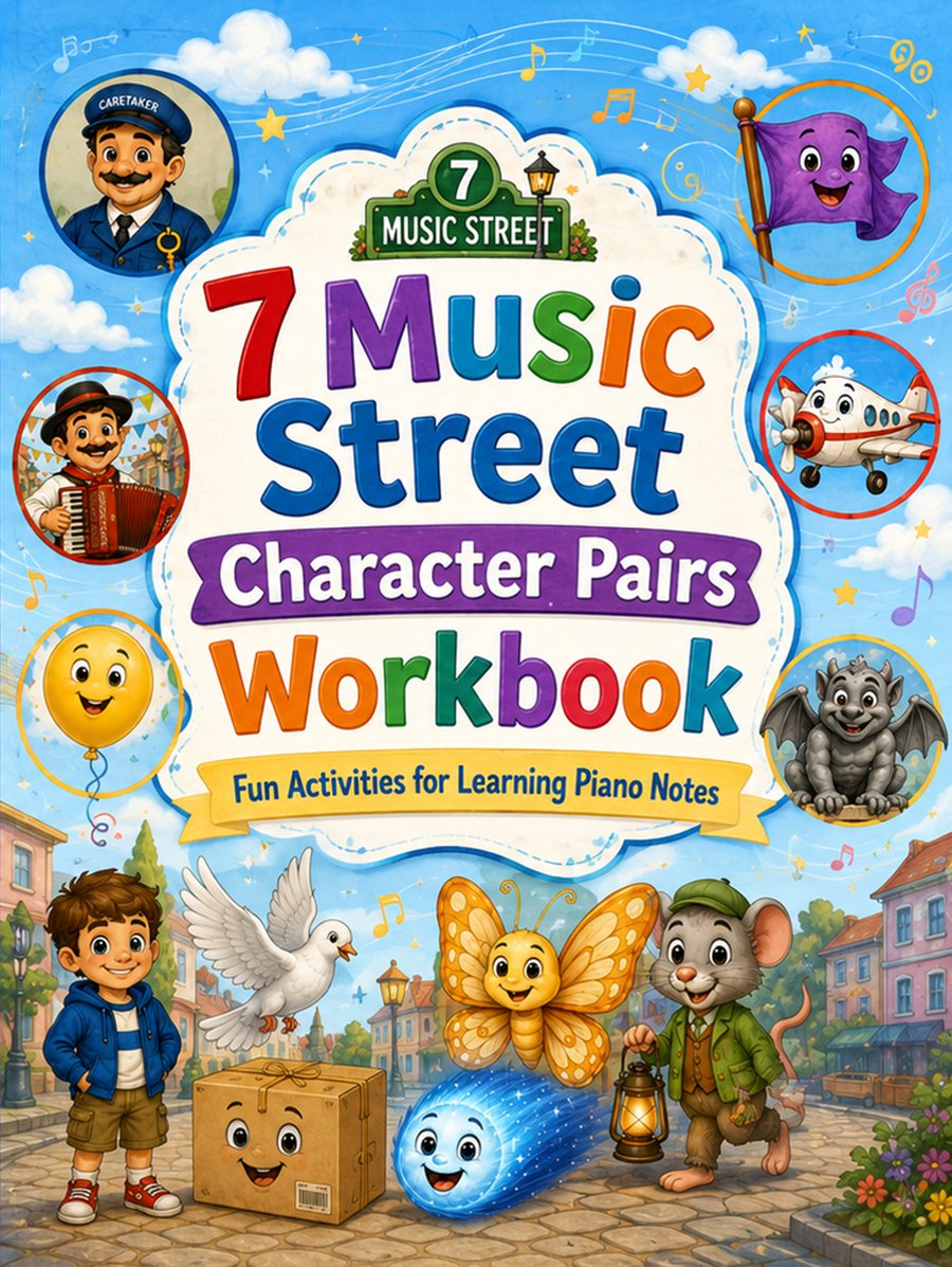 Cover of the 7 Music Street Character Pairs Workbook